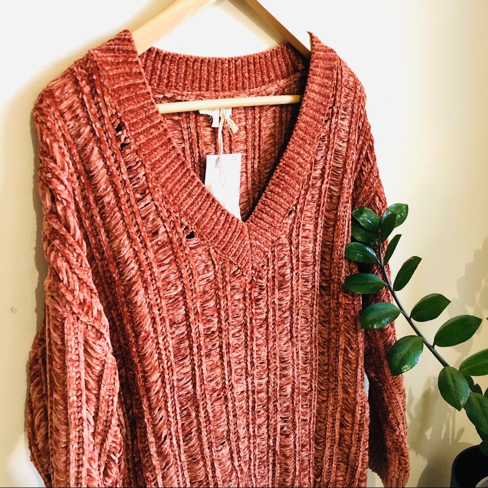 Mystree Rust Sweater